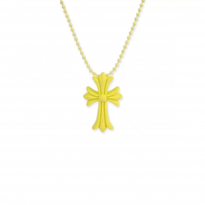 CHROME HEARTS SILICONE CROSS NECKLACE